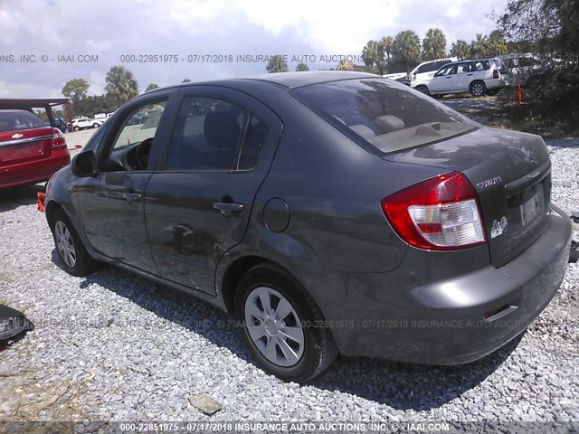 JS2YC5A22A6301736 - 2010 SUZUKI SX4 LE GRAY photo 3