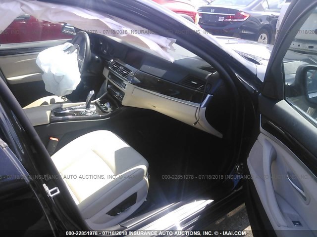 WBAXH5C54DD108645 - 2013 BMW 528 XI Schwarz Foto 5