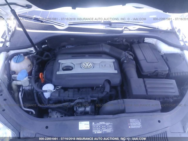 WVWBA71F49V022021 - 2009 VOLKSWAGEN EOS TURBO/KOMFORT WHITE photo 10