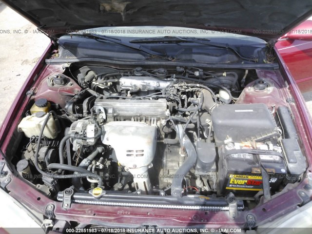 4T1BG22K8VU041941 - 1997 TOYOTA CAMRY CE/LE/XLE 红色 照片 10