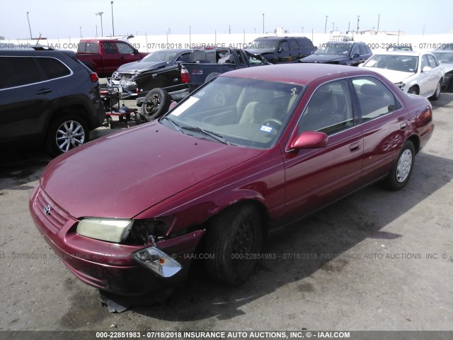 4T1BG22K8VU041941 - 1997 TOYOTA CAMRY CE/LE/XLE 红色 照片 2