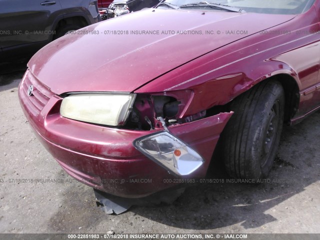 4T1BG22K8VU041941 - 1997 TOYOTA CAMRY CE/LE/XLE 红色 照片 6