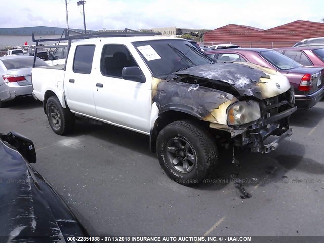 1N6ED27T84C453533 - 2004 NISSAN FRONTIER CREW CAB XE V6 WHITE photo 1