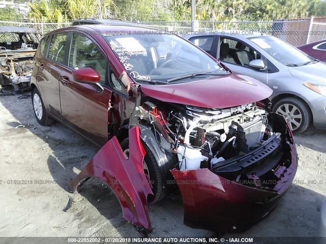 3N1CE2CP5GL400977 - 2016 NISSAN VERSA NOTE S/S PLUS/SV/SL/SR RED photo 1