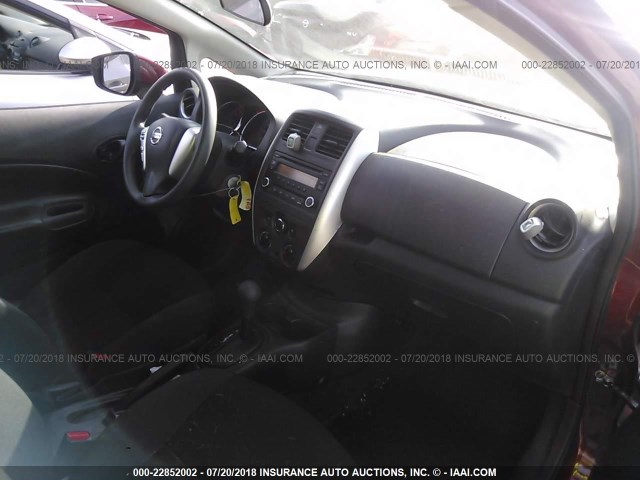 3N1CE2CP5GL400977 - 2016 NISSAN VERSA NOTE S/S PLUS/SV/SL/SR RED photo 5