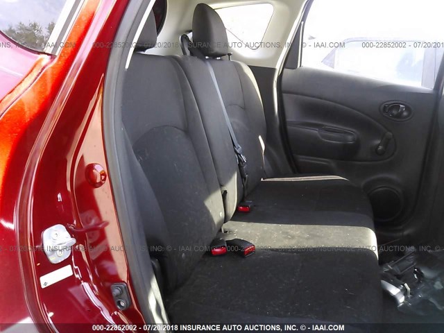 3N1CE2CP5GL400977 - 2016 NISSAN VERSA NOTE S/S PLUS/SV/SL/SR RED photo 8