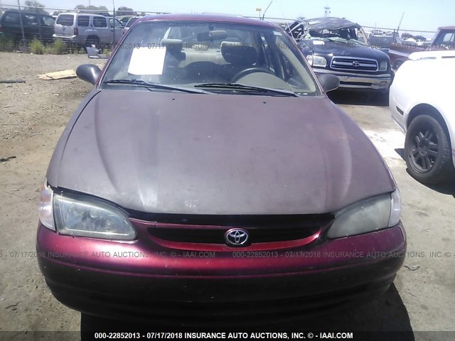 2T1BR12E0YC363042 - 2000 TOYOTA COROLLA VE/CE/LE RED photo 6