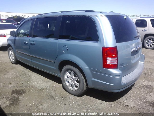 2A8HR54189R589562 - 2009 CHRYSLER TOWN & COUNTRY TOURING BLUE photo 3