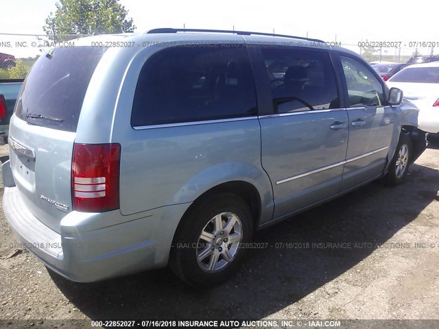 2A8HR54189R589562 - 2009 CHRYSLER TOWN & COUNTRY TOURING BLUE photo 4