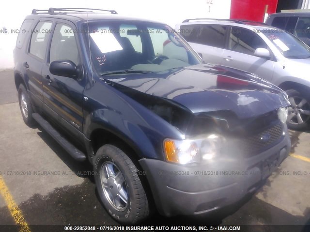 1FMYU02131KA59042 - 2001 FORD ESCAPE XLS BLUE photo 1