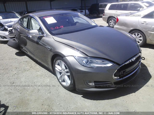 5YJSA1E21GF133643 - 2016 TESLA MODEL S BEIGE photo 1