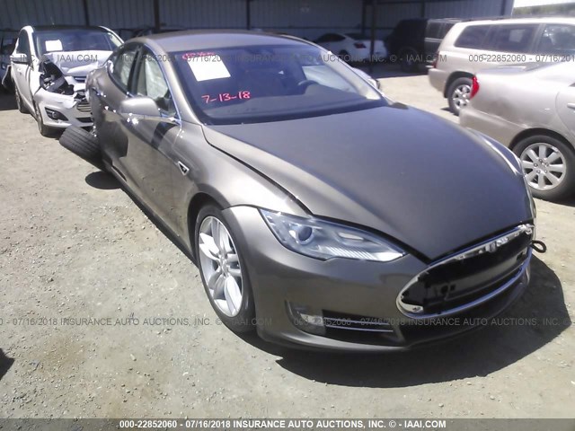 5YJSA1E21GF133643 - 2016 TESLA MODEL S BEIGE photo 6