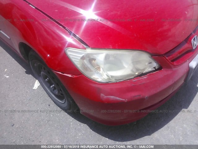 1HGES16305L002121 - 2005 HONDA CIVIC DX VP Qırmızı foto 6