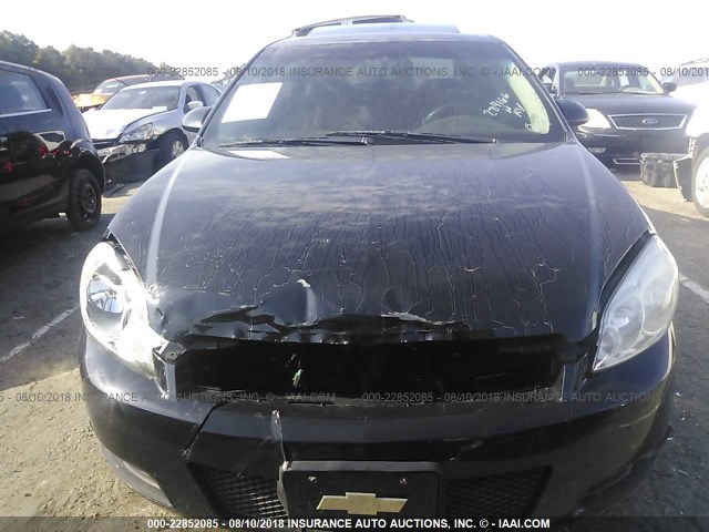 2G1WD58C079284166 - 2007 CHEVROLET IMPALA SUPER SPORT BLACK photo 6