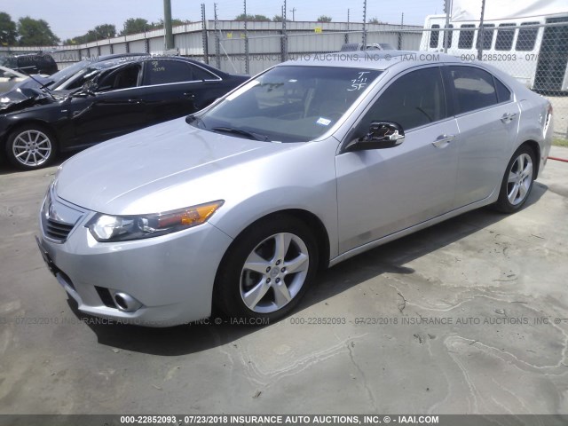 JH4CU2F6XCC031072 - 2012 ACURA TSX TECH SILVER photo 2