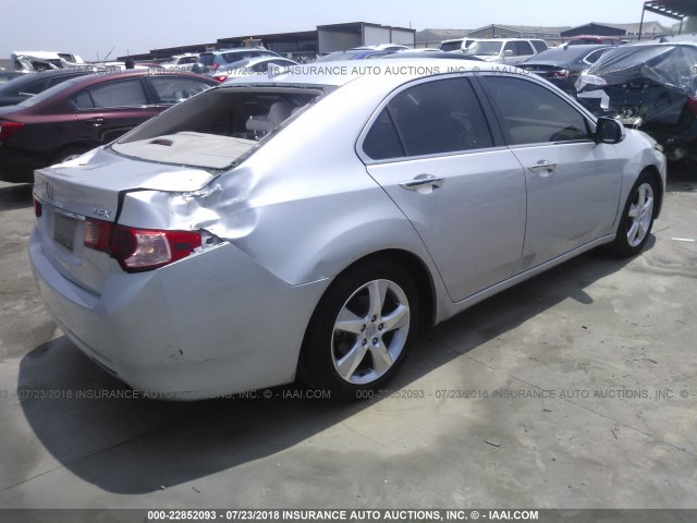 JH4CU2F6XCC031072 - 2012 ACURA TSX TECH SILVER photo 4