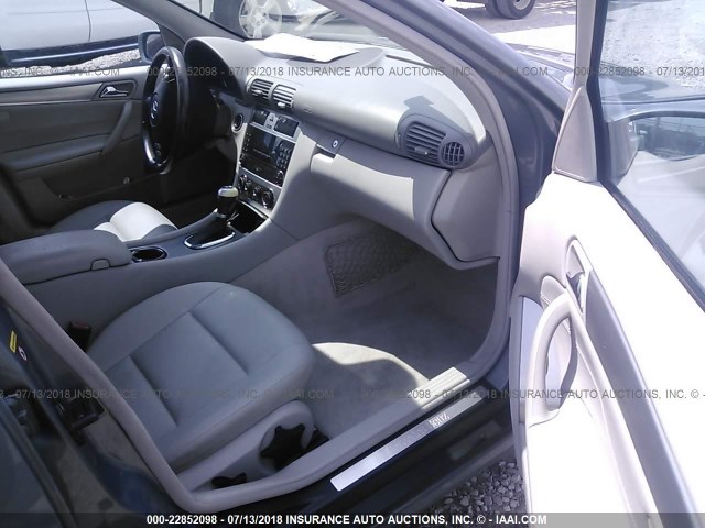WDBRF52H66A899521 - 2006 MERCEDES-BENZ C GENERATION 2006 230 Açıq mavi foto 5