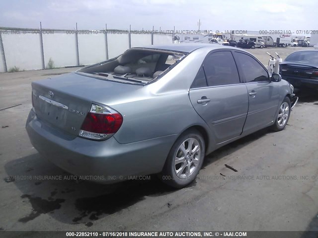 4T1BF32K65U618054 - 2005 TOYOTA CAMRY LE/XLE/SE Dəniz mavisi foto 4