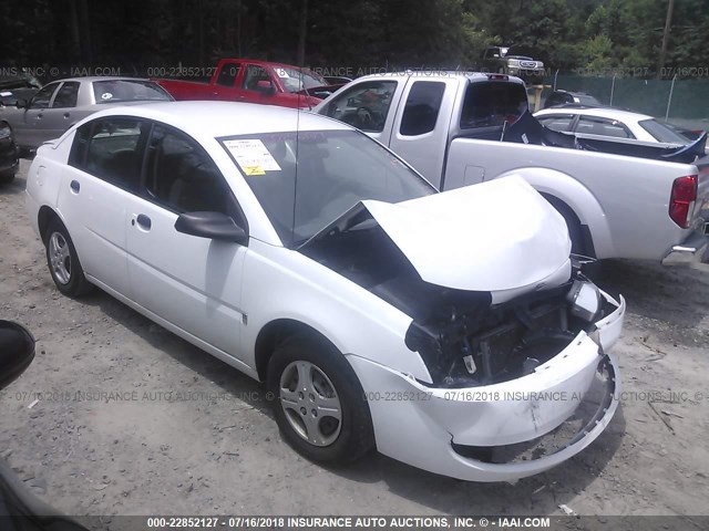 1G8AG52F53Z207203 - 2003 SATURN ION LEVEL 1 WHITE photo 1