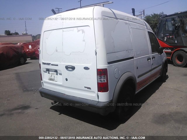 NM0LS7AN0DT147088 - 2013 FORD TRANSIT CONNECT XL WHITE photo 4