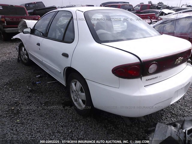 1G1JF52F747224891 - 2004 CHEVROLET CAVALIER LS WHITE photo 3