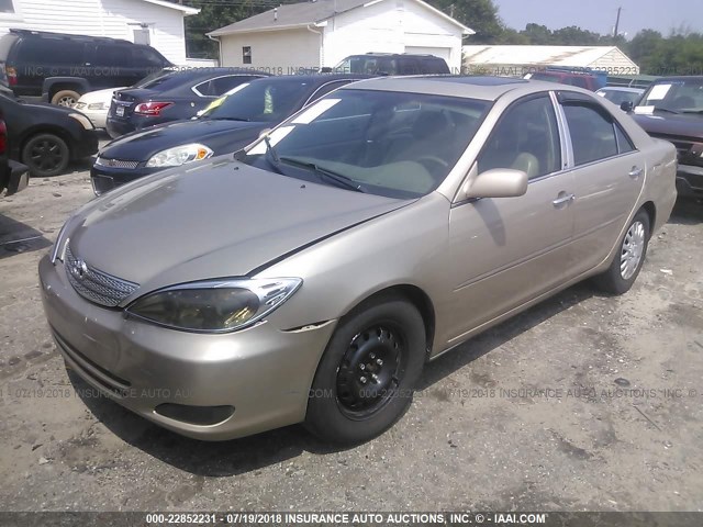 4T1BE32K24U902041 - 2004 TOYOTA CAMRY LE/XLE/SE 金色 照片 2