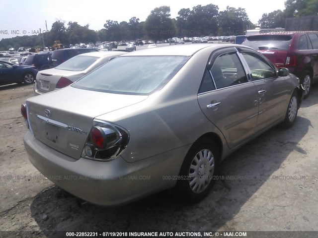 4T1BE32K24U902041 - 2004 TOYOTA CAMRY LE/XLE/SE 金色 照片 4