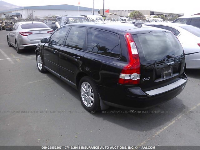 YV1MW682562188854 - 2006 VOLVO V50 T5 BLACK photo 3