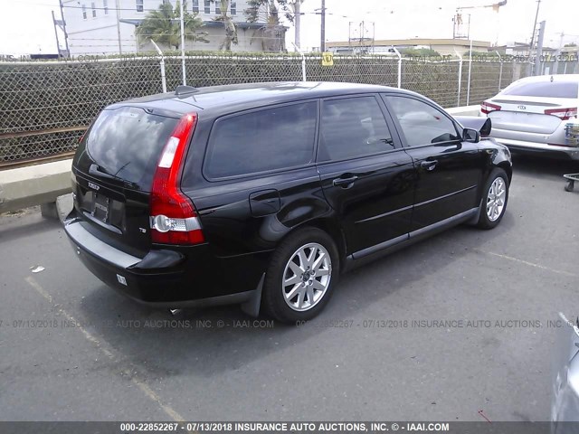 YV1MW682562188854 - 2006 VOLVO V50 T5 BLACK photo 4