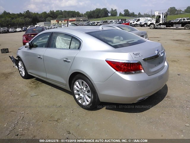 1G4GC5E35DF282253 - 2013 BUICK LACROSSE SILVER photo 3