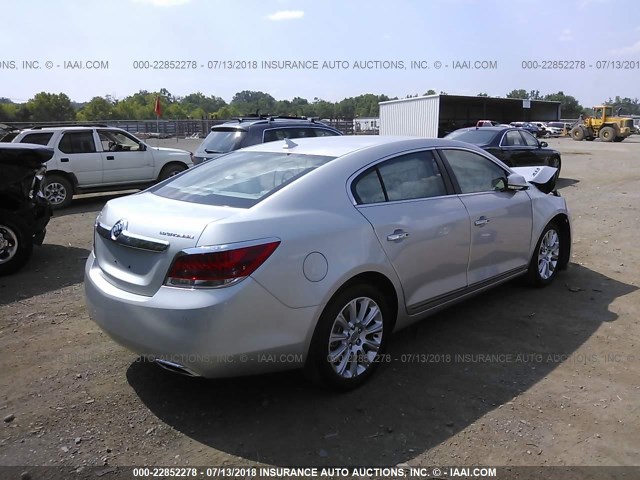 1G4GC5E35DF282253 - 2013 BUICK LACROSSE SILVER photo 4