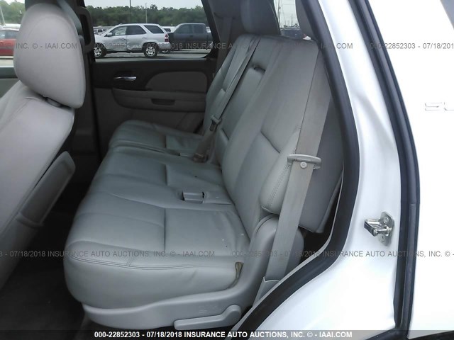 1GKS2CE07BR372645 - 2011 GMC YUKON SLT WHITE photo 8