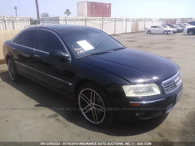 WAUML44E45N007563 - 2005 AUDI A8 L QUATTRO BLACK photo 1