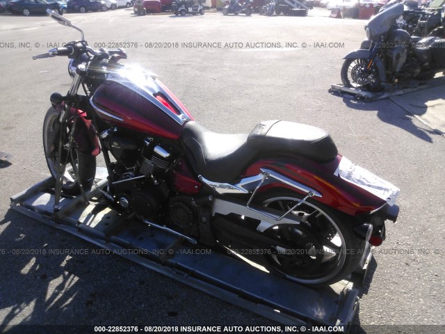 JYAVP27E98A000403 - 2008 YAMAHA XV1900 CU RED photo 3