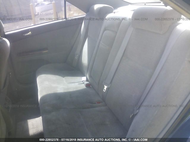 JTDBE32KX30237867 - 2003 TOYOTA CAMRY LE/XLE Dark Blue photo 8