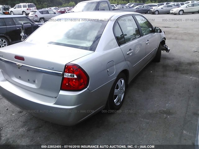 1G1ZS58F37F166830 - 2007 CHEVROLET MALIBU LS 灰色 照片 4