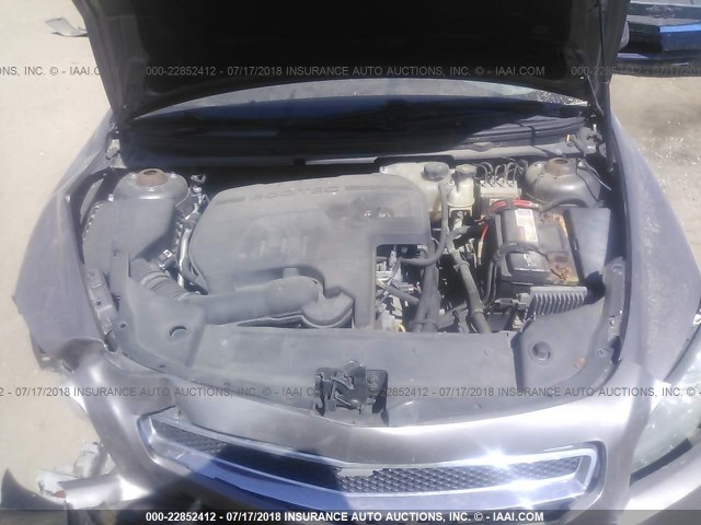 1G1ZA5E02AF318493 - 2010 CHEVROLET MALIBU LS ყავისფერი ფოტო 10