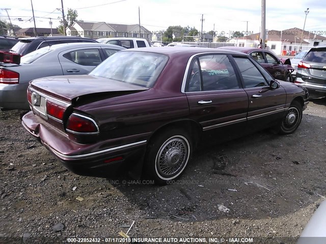 1G4HR52K0XH441977 - 1999 BUICK LESABRE LIMITED RED photo 4