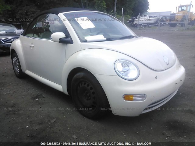3VWBM31Y45M358304 - 2005 VOLKSWAGEN NEW BEETLE GL 白色 照片 1