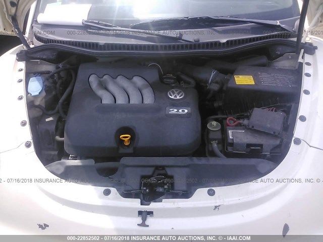 3VWBM31Y45M358304 - 2005 VOLKSWAGEN NEW BEETLE GL 白色 照片 10