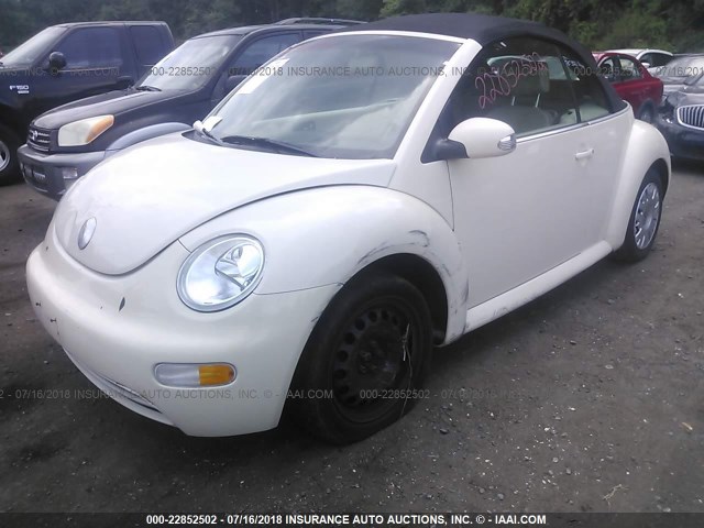 3VWBM31Y45M358304 - 2005 VOLKSWAGEN NEW BEETLE GL 白色 照片 2