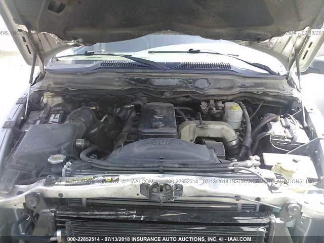 3D7KA28C54G237185 - 2004 DODGE RAM 2500 ST/SLT 银色 照片 10