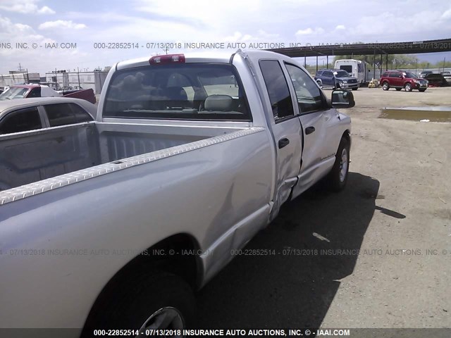 3D7KA28C54G237185 - 2004 DODGE RAM 2500 ST/SLT SILVER photo 6