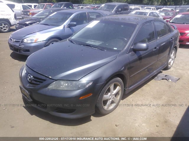 1YVHP84C155M33915 - 2005 MAZDA 6 I GRAY photo 2