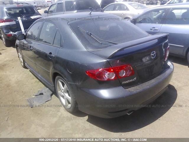 1YVHP84C155M33915 - 2005 MAZDA 6 I رمادي صورة 3