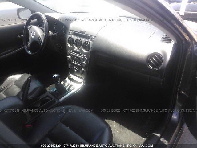 1YVHP84C155M33915 - 2005 MAZDA 6 I رمادي صورة 5