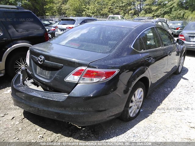 1YVHZ8DH1C5M11335 - 2012 MAZDA 6 I GRAY photo 4