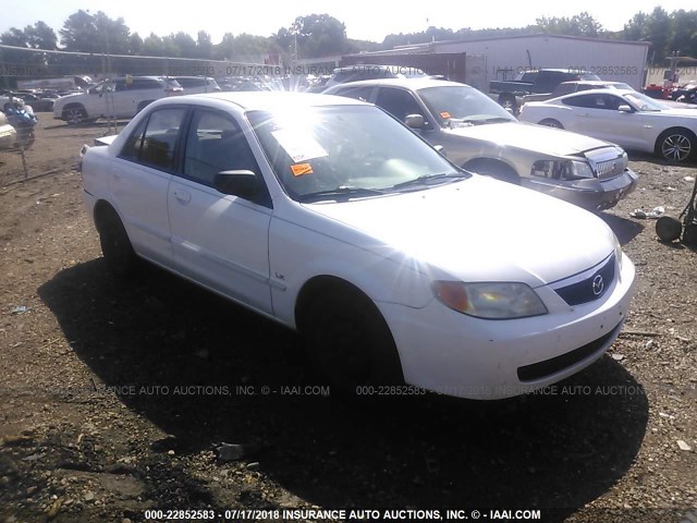 JM1BJ222010458381 - 2001 MAZDA PROTEGE DX/LX BEIGE photo 1