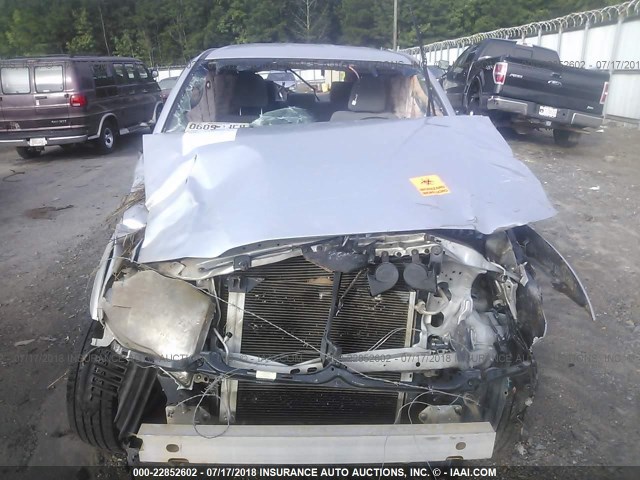 3TMJU4GN9AM094072 - 2010 TOYOTA TACOMA DOUBLE CAB PRERUNNER SILVER photo 6