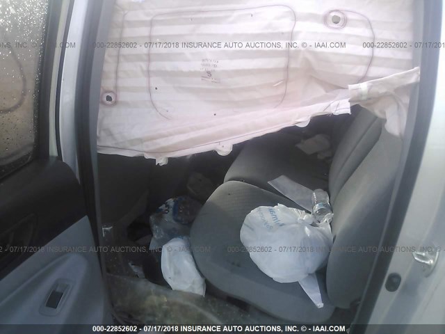 3TMJU4GN9AM094072 - 2010 TOYOTA TACOMA DOUBLE CAB PRERUNNER SILVER photo 8